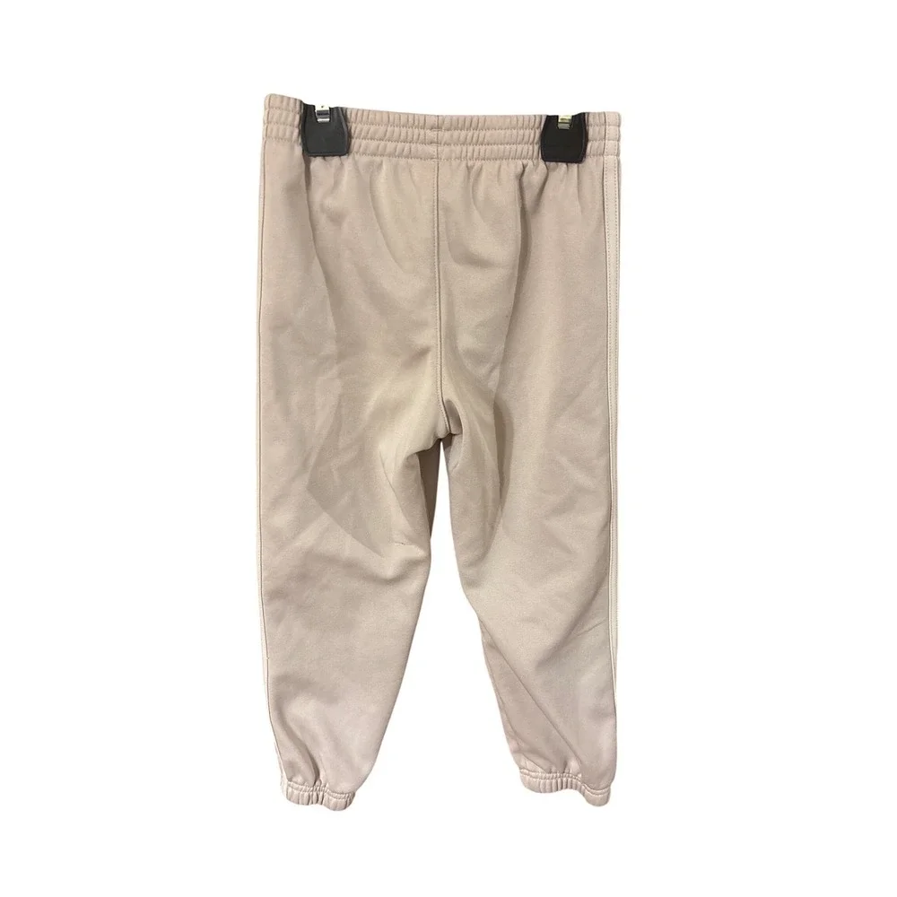 Adidas Kids 4T Tracksuit Set Beige Fleece Hoodie and Joggers 2‎ Piece Set